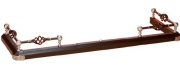 Spiral Twist Hearth Fender - Black & Silver