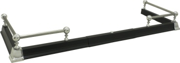 Classic 6-Ball Hearth Fender - Black & Silver