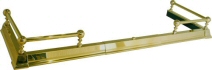 Classic 6-Ball Hearth Fender - Brass