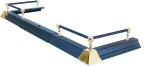 6-Ball Hearth Fender - Black & Brass