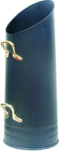 Norfolk Black and Brass Upright Coal Hod